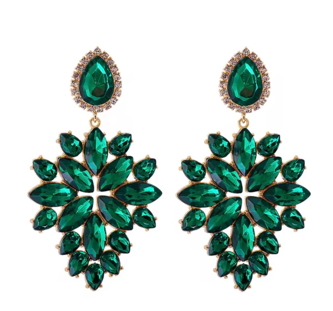 Celestial Bloom Statement Earrings