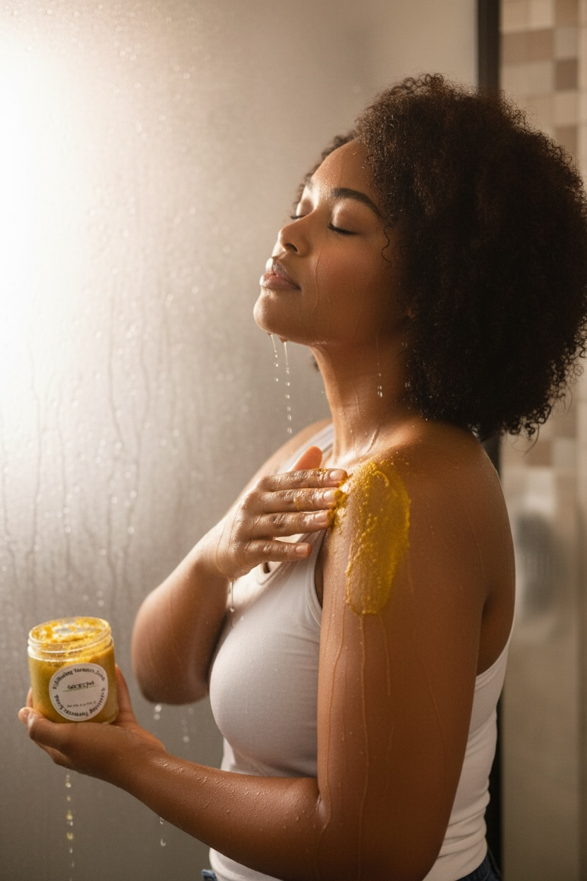 Exfoliating Turmeric Scrub